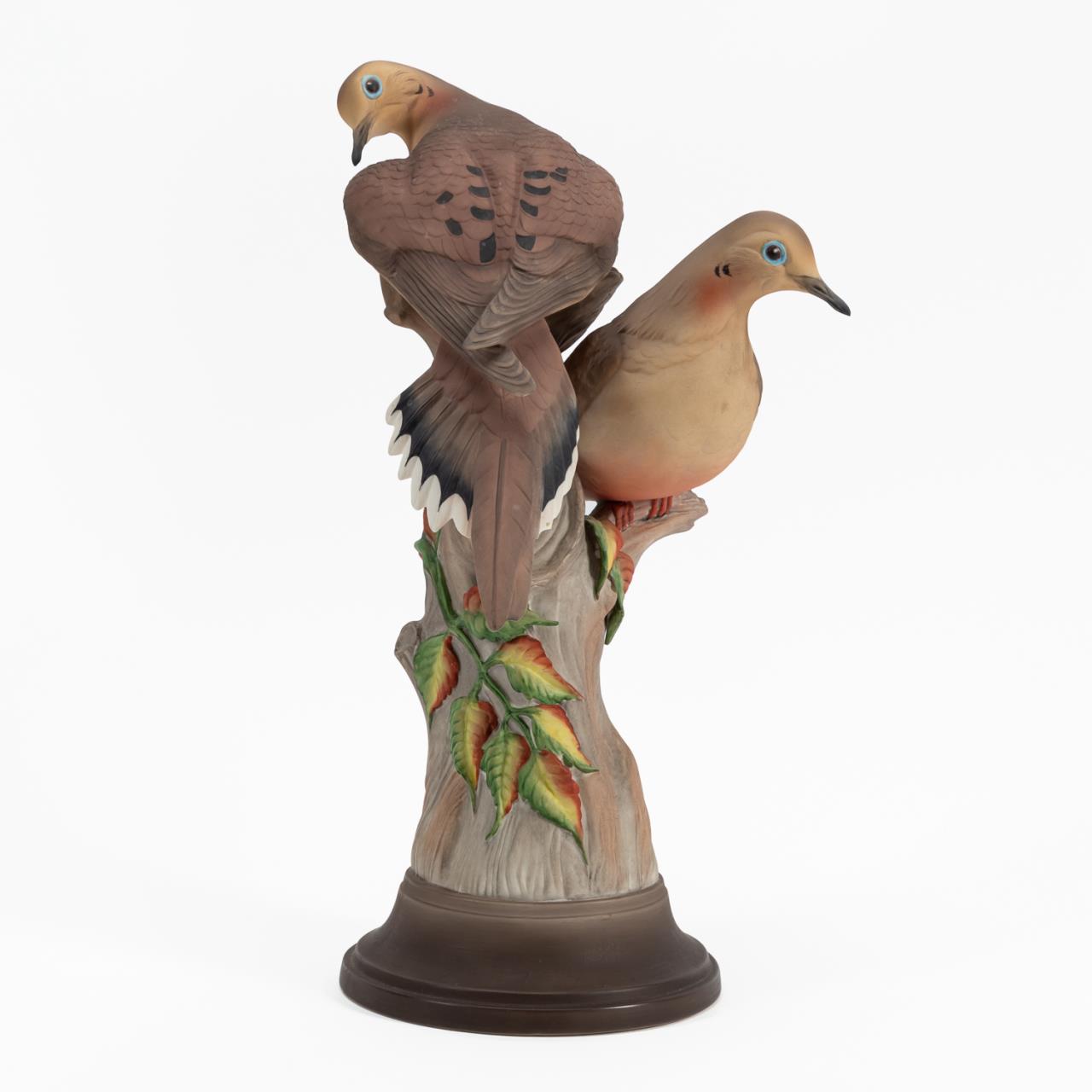 BOEHM BIRD, MOURNING DOVES PORCELAIN