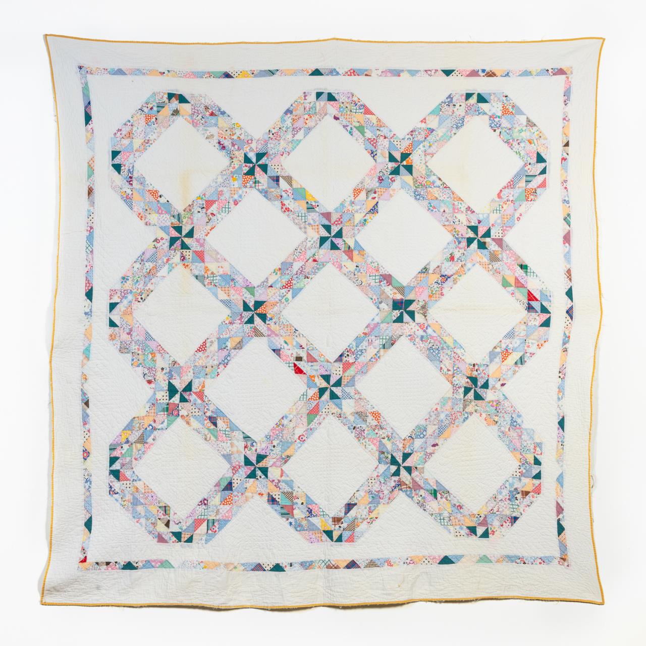 HAND QUILTED COTTON CROSSROADS