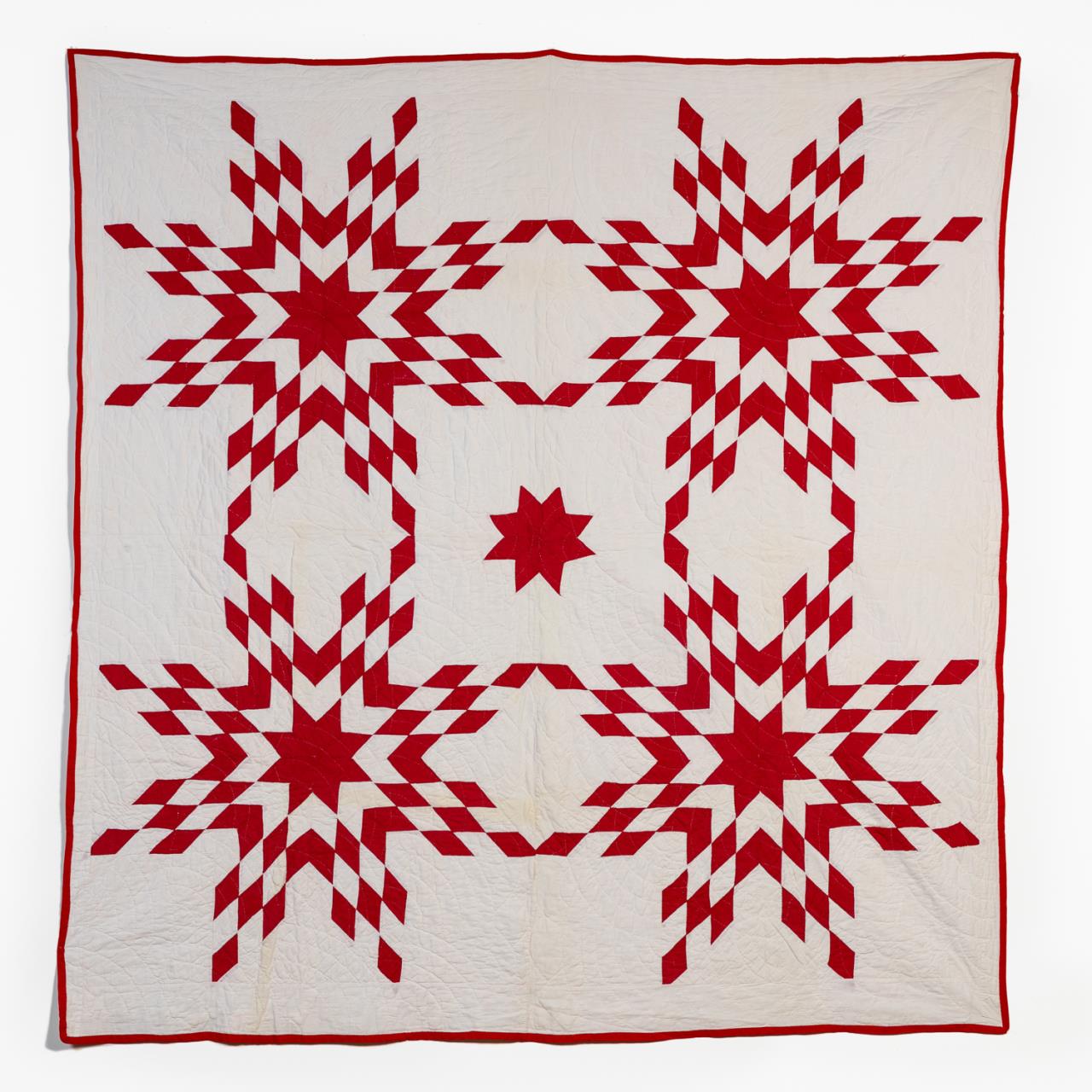 HAND QUILTED COTTON LONE STAR VARIATION 359356