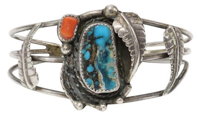 NATIVE AMERICAN TURQUOISE RED CORAL 359387