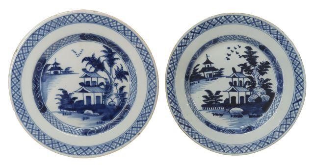  2 ENGLISH DELFT BLUE WHITE 3593a5