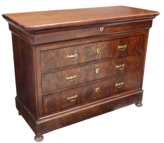 FRENCH LOUIS PHILIPPE PERIOD MAHOGANY