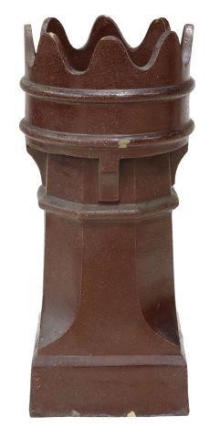 ENGLISH TERRACOTTA TURRET FORM 359422