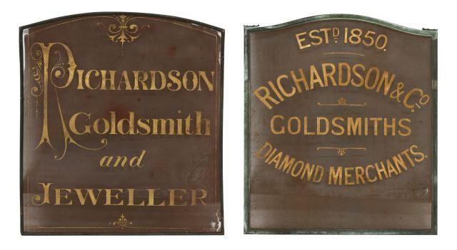 (2) RICHARDSON GOLDSMITHS ADVERTISING