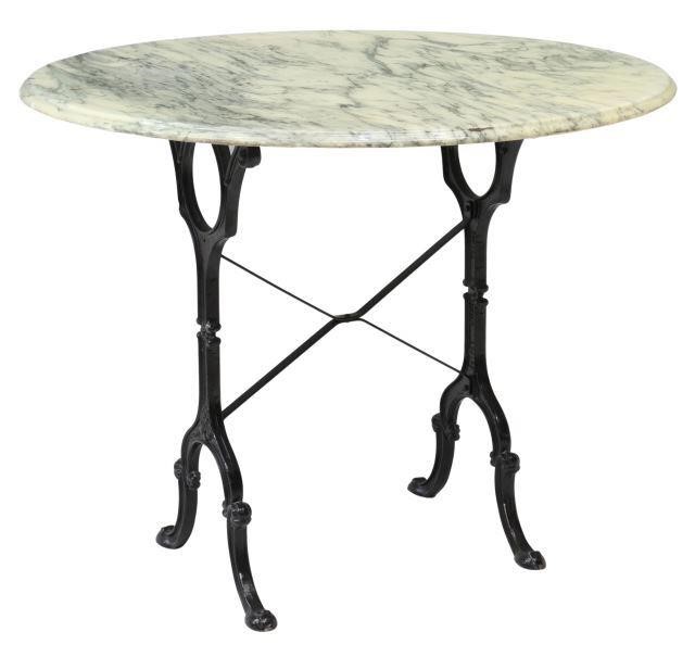 FRENCH PARISIAN MARBLE-TOP CAST