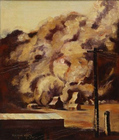 ILA MAE WHITE SANDSTORM PAINTING  359477