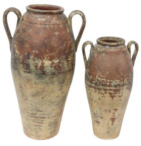  2 FRENCH GLAZED EARTHENWARE HANDLED 359481