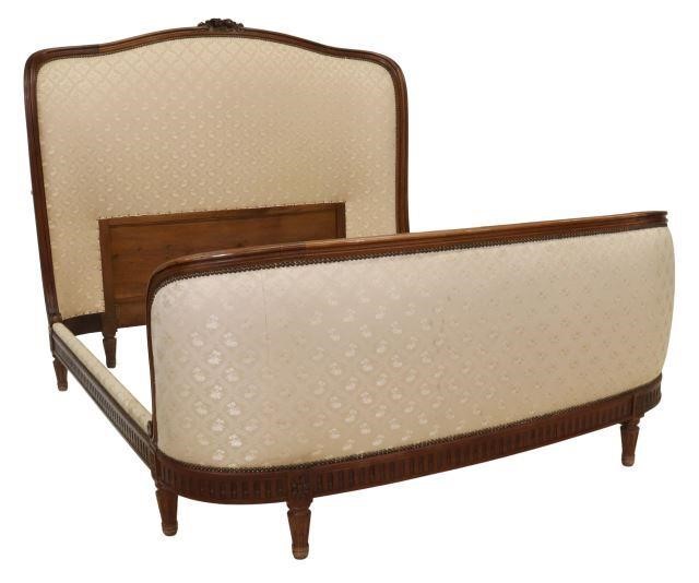 FRENCH LOUIS XVI STYLE UPHOLSTERED 3594e3