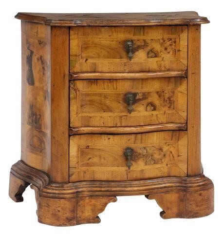 VENETIAN PATCHWORK BURLWOOD BEDSIDE 3594ec