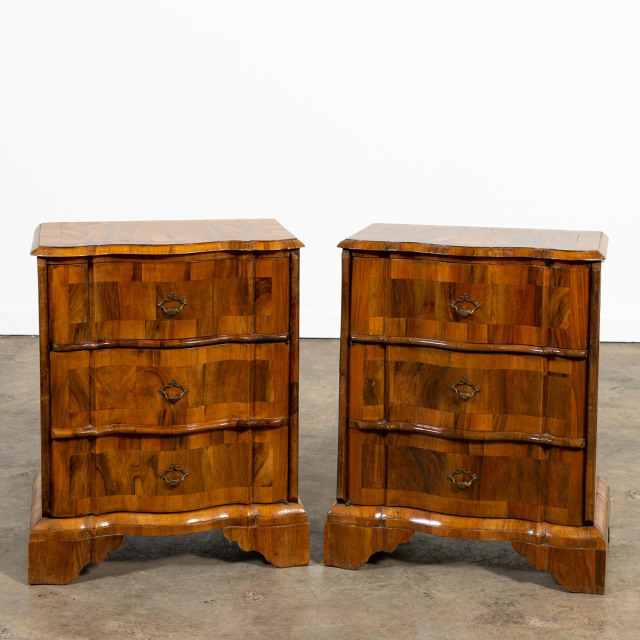 PAIR, ITALIAN BAROQUE-STYLE SMALL