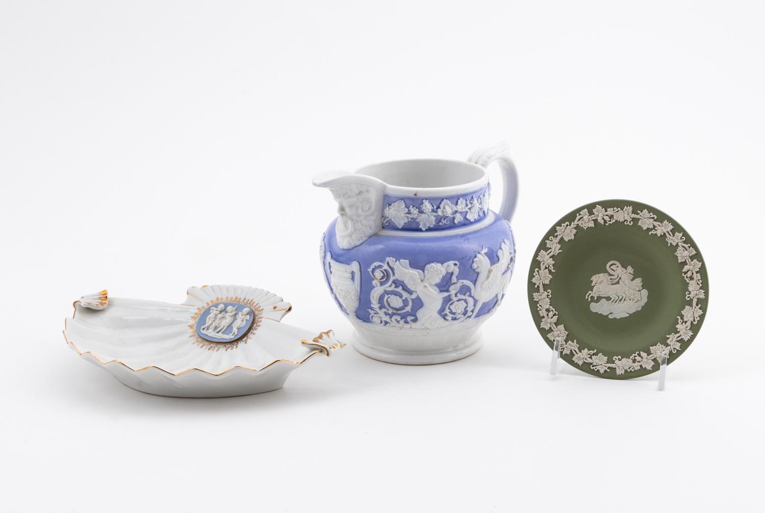 3 PCS, WEDGWOOD, JASPERWARE DECORATIVE