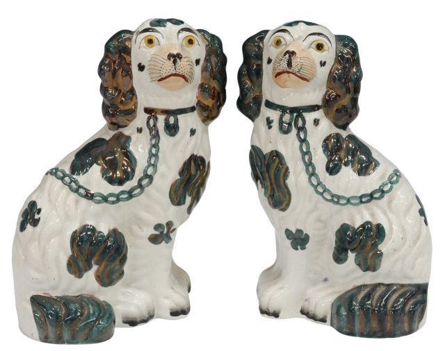 (2) ENGLISH VICTORIAN STAFFORDSHIRE