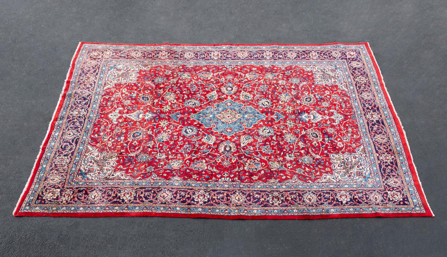 HAND WOVEN SAROUK MAHAL RUG 9 11  359739