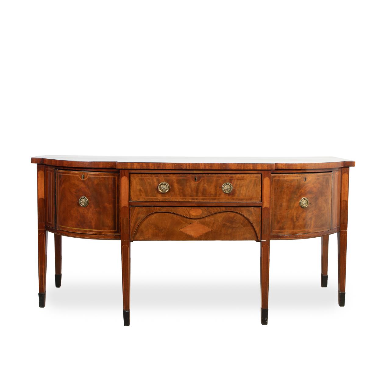 19TH C GEORGE III MAHOGANY INLAID 359799