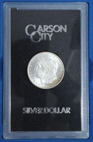 U.S. CARSON CITY 1882 SILVER DOLLAR,