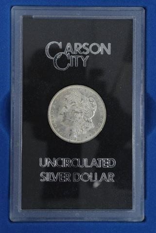 U.S. CARSON CITY 1882 SILVER DOLLAR,