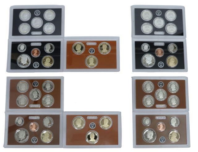 (4) U.S. PROOF COIN SETS, 2016,