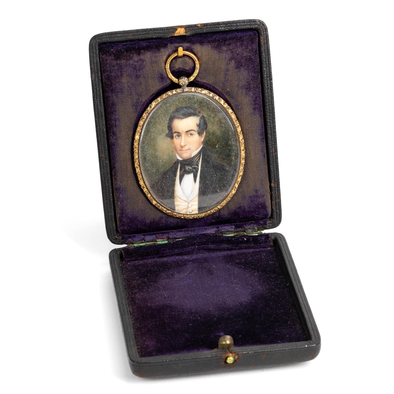 JAMES MONGIN SMITH PORTRAIT MINIATURE,