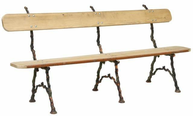 FRENCH PINE CAST IRON FAUX BOIS 359927