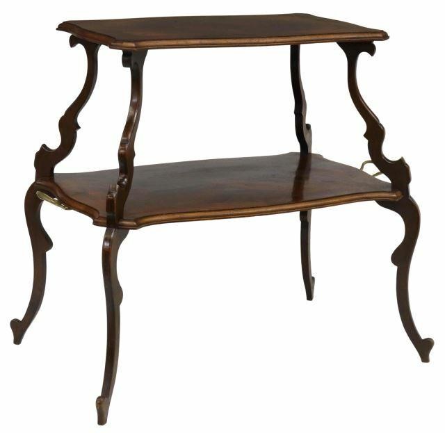 FRENCH ROSEWOOD TWO TIER DESSERT 35993e
