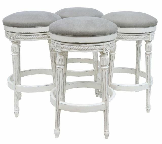 LOUIS XVI STYLE PAINTED UPHOLSTERED 359957