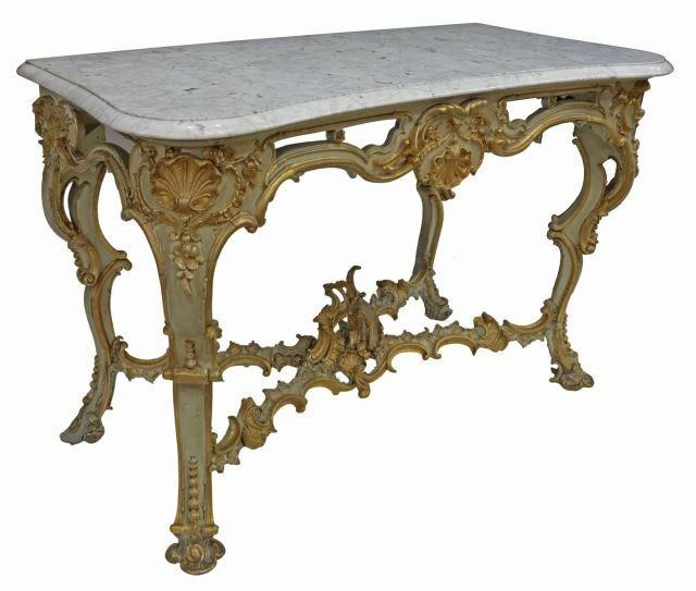 FRENCH LOUIS XV STYLE MARBLE TOP 359992