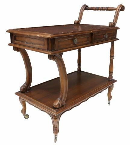 ITALIAN LOUIS XV STYLE WALNUT SERVICE 3599a1