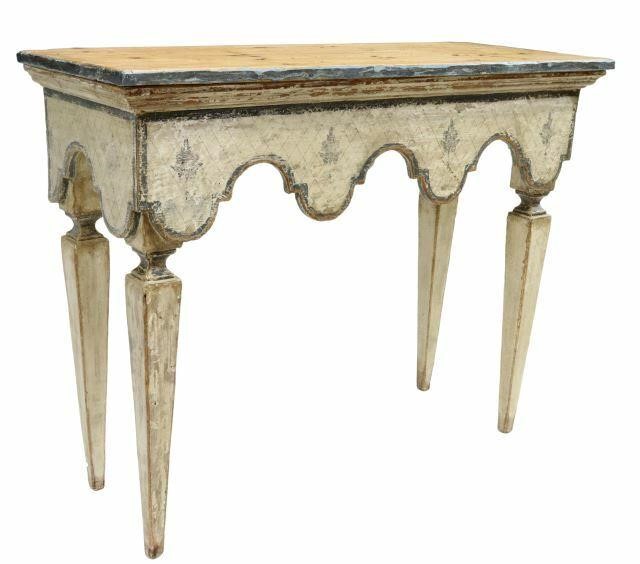 ITALIAN PAINT-DECORATED CONSOLE