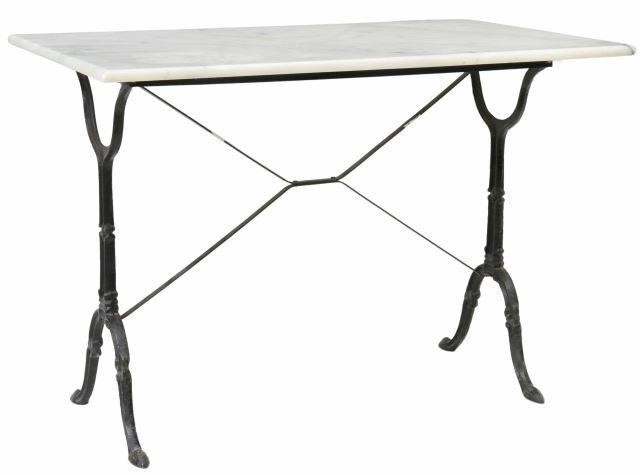 FRENCH PARISIAN MARBLE TOP CAST 359a13