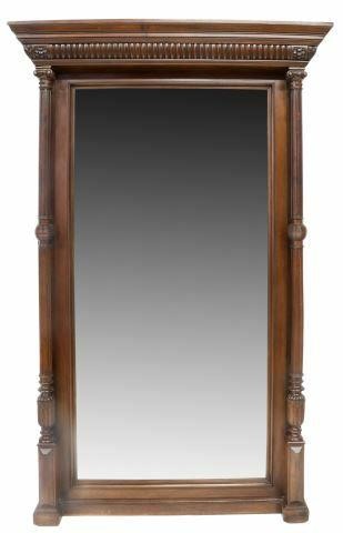 LARGE FRENCH HENRI II STYLE MIRROR,