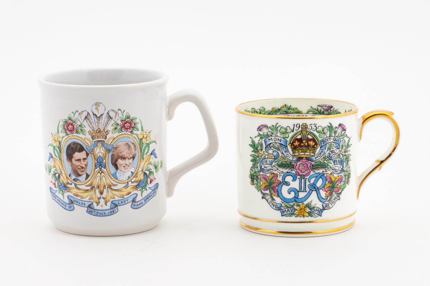 TWO BRITISH ROYAL CERAMIC COMMEMORATIVE