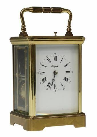 FRENCH ANGELUS REPEATER CARRIAGE CLOCKFrench