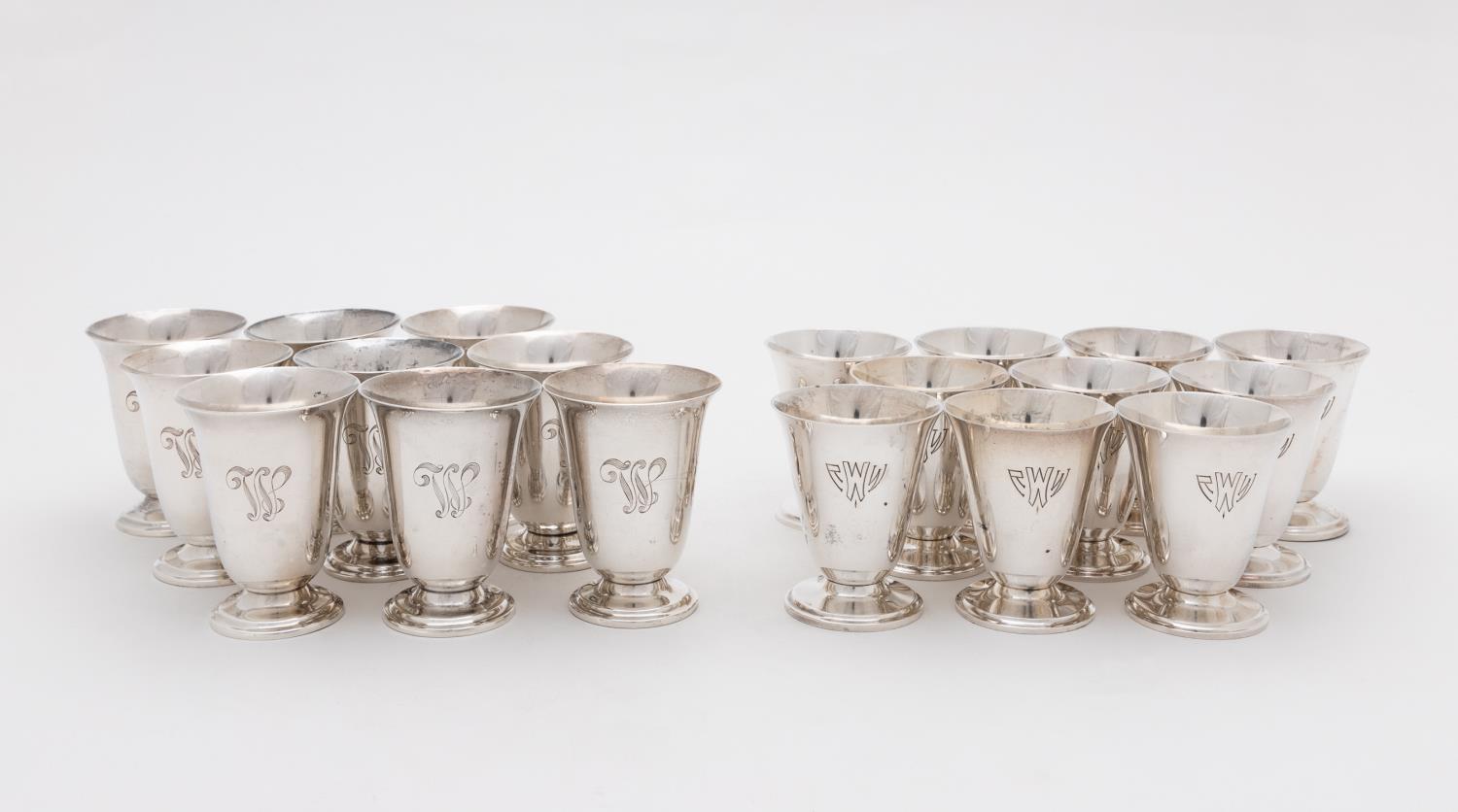 19 AMERICAN STERLING SILVER JUICE