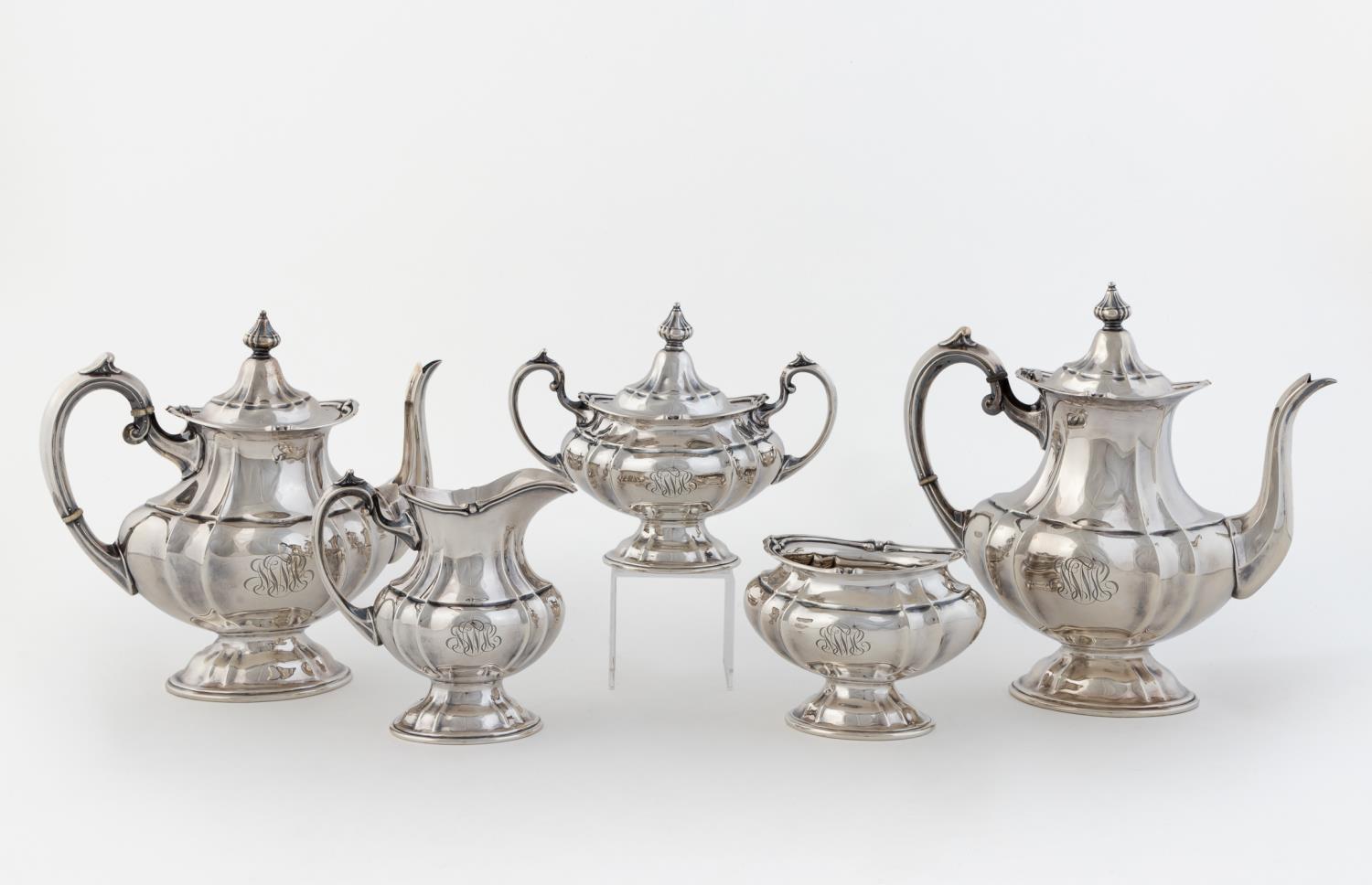 FISHER STERLING SILVER TEA & COFFEE