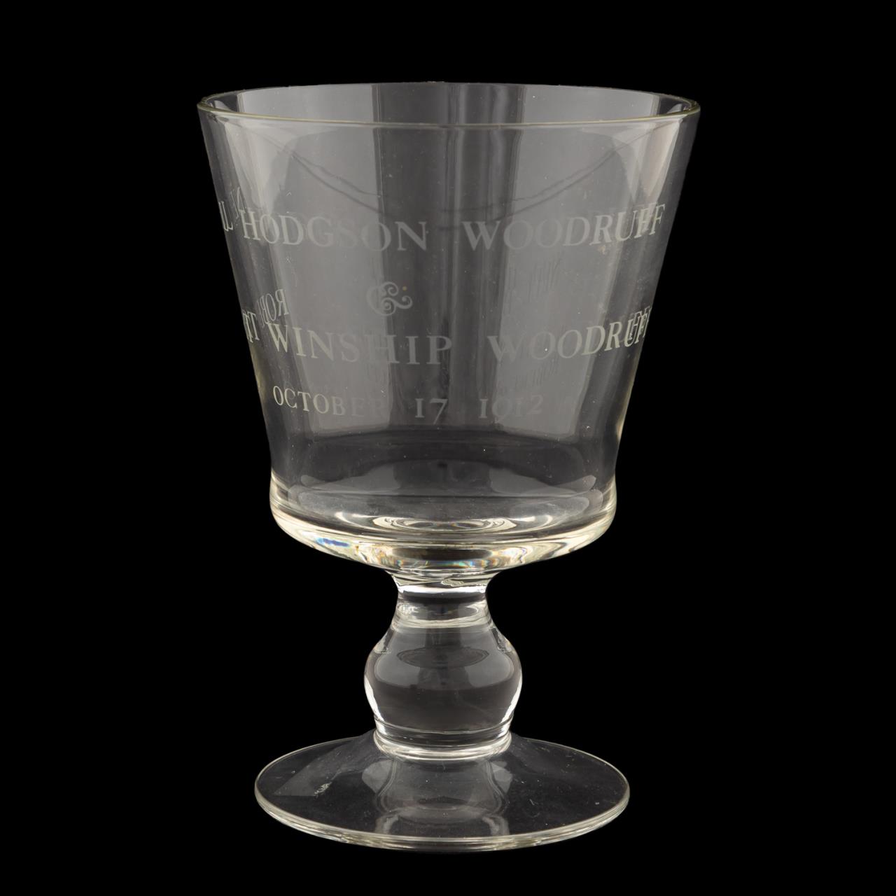 ROBERT & NELL WOODRUFF WEDDING CUP,