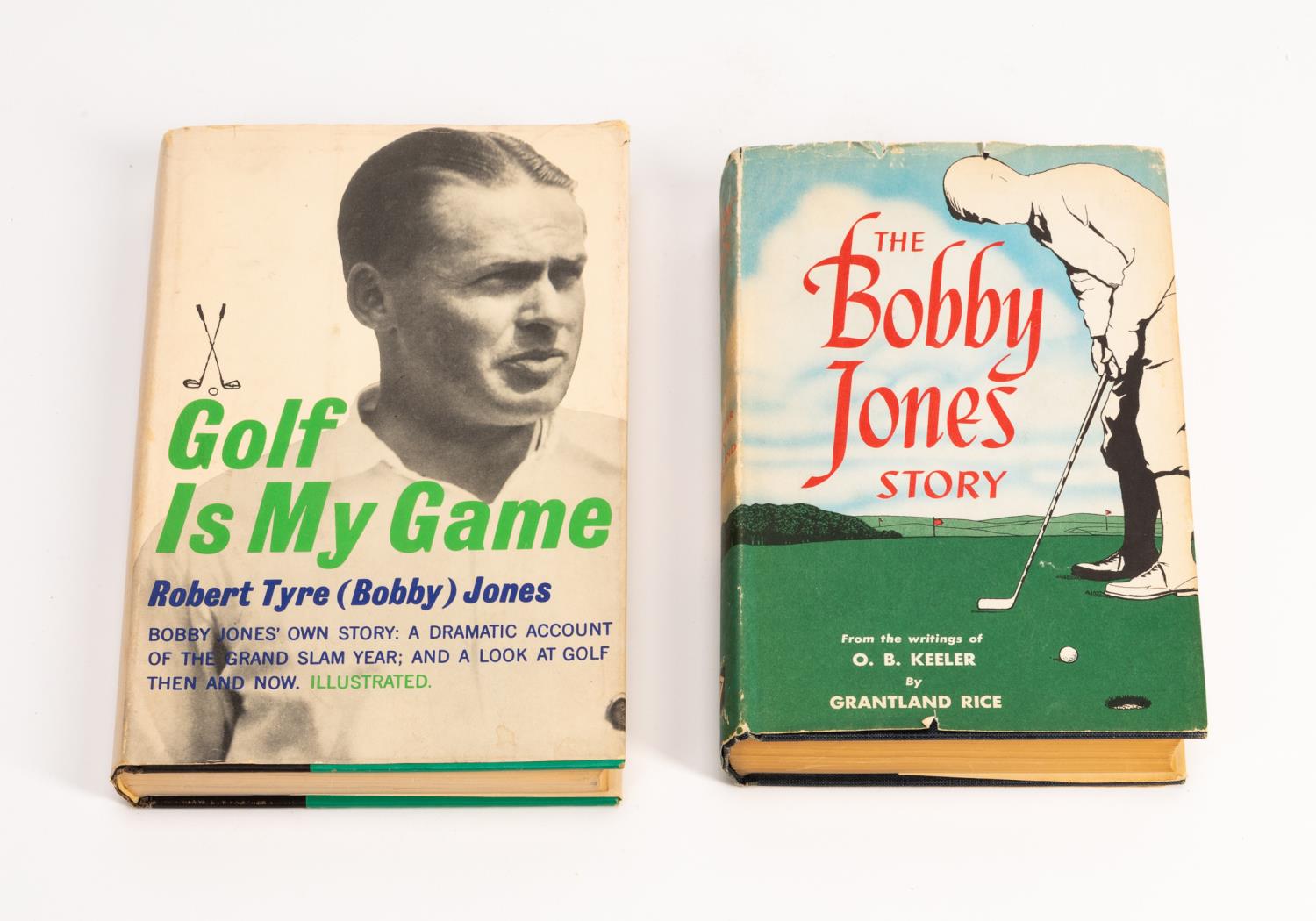 TWO BOBBY JONES BOOKS, INCL. ONE