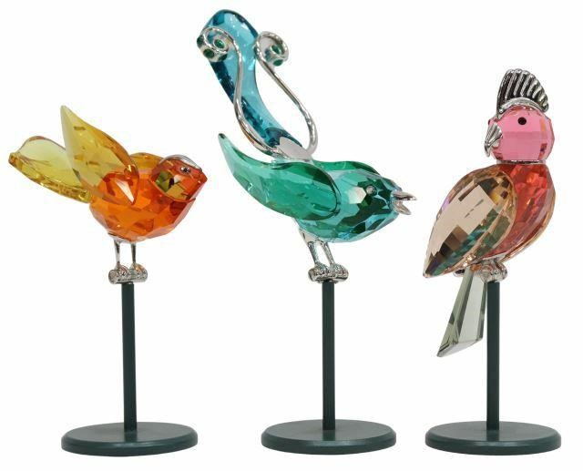  3 SWAROVSKI CRYSTAL TROPICAL 359bff