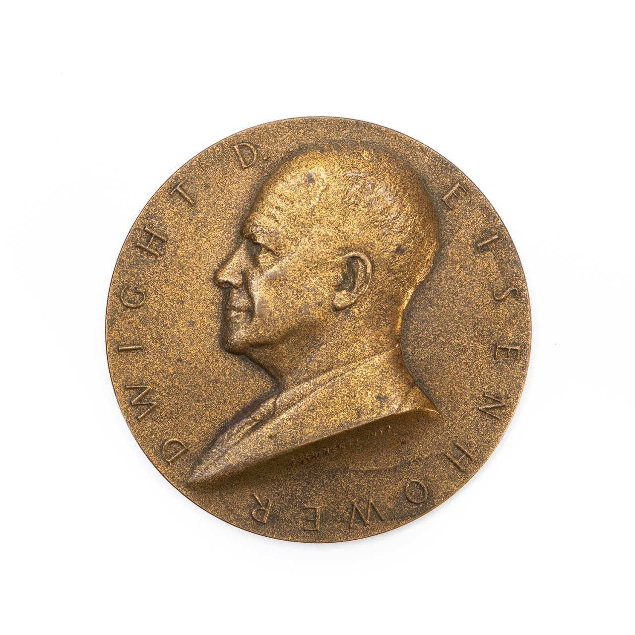 EISENHOWER BRONZE INAUGURATION MEDAL,