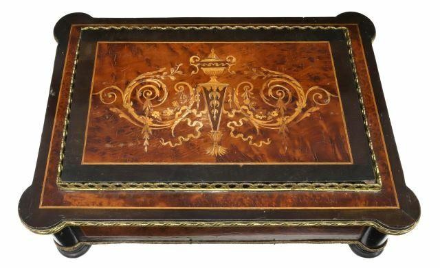 NAPOLEON III BURLWOOD MARQUETRY 359cef