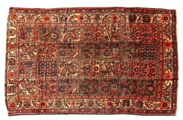 HAND-TIED PERSIAN BAKTIARI RUG,