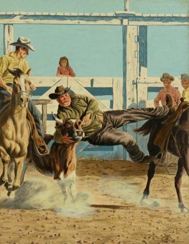 JOE RUIZ GRANDEE (B.1929) RODEO