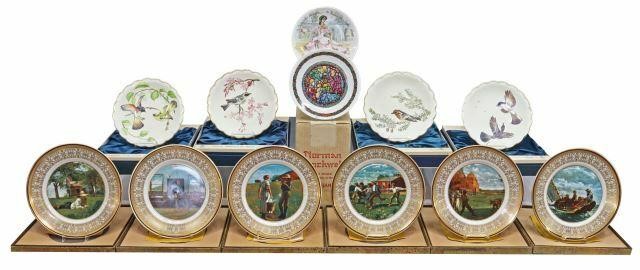 (16) COLLECTORS PLATES ROCKWELL, HOMER,