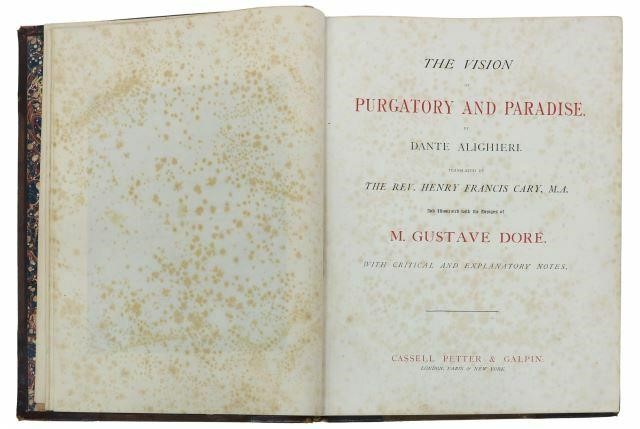 BOOK: DANTE PURGATORY & PARADISE DORE