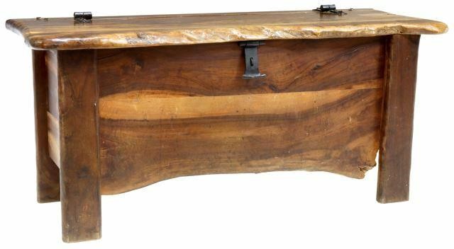 RUSTIC FRENCH LIVE EDGE OLIVE WOOD 359e23