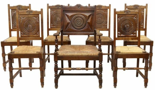  7 FRENCH PROVINCIAL SIDE CHAIRS 359e6d