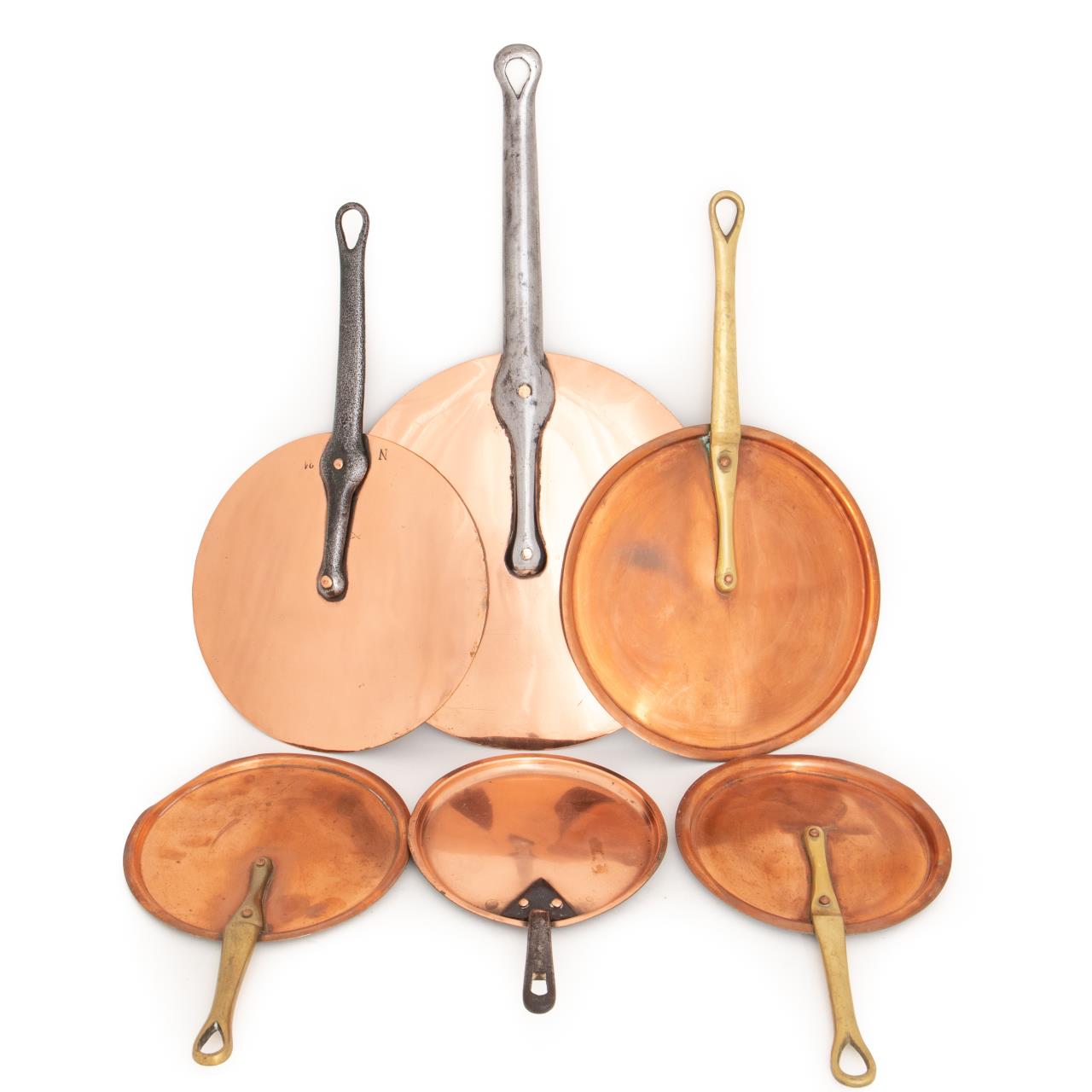 6 PCS CONTINENTAL COPPER COOKWARE 35c785