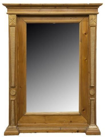 FRENCH CARVED PINE FRAMED MIRROR  35c802