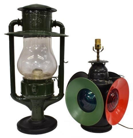 (2) DIETZ PIONEER LANTERN & HANDLAN