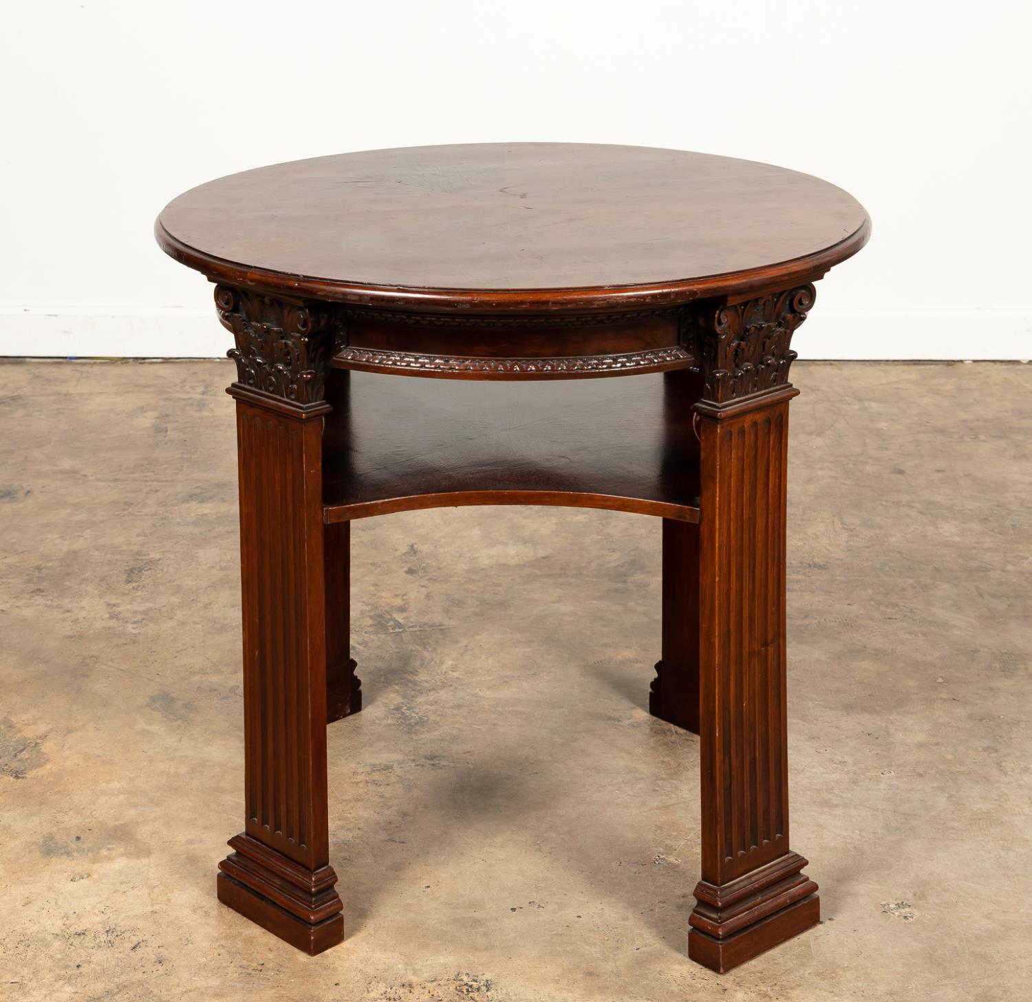 E. 20TH C. NEOCLASSICAL MAHOGANY