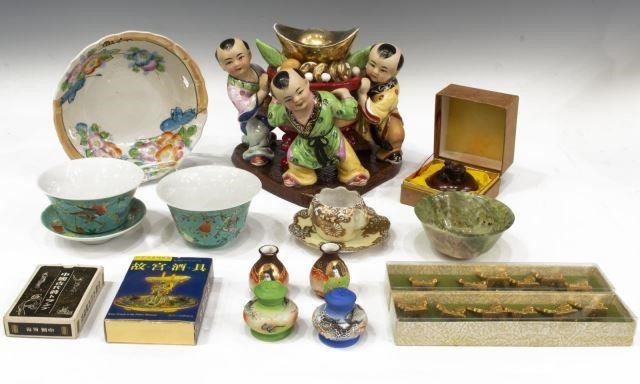 (16) CHINESE & JAPANESE DECORATIVE ITEMS(lot